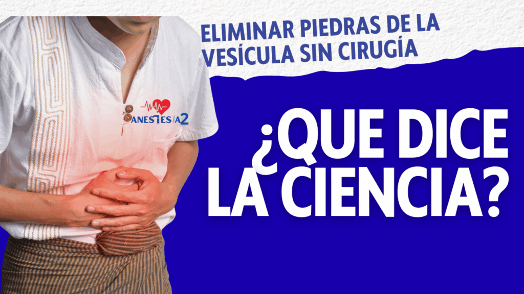 eliminar piedras vesícula sin cirugía