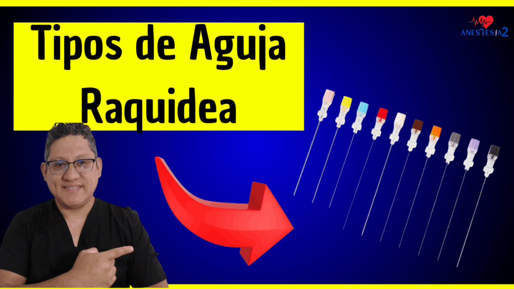tipos de aguja raquidea