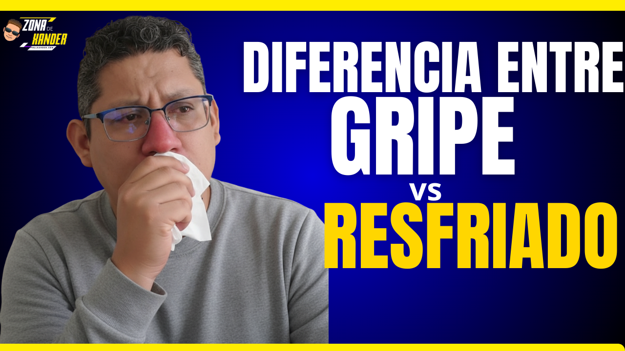 cual es la diferencia entre una gripe y un resfriado