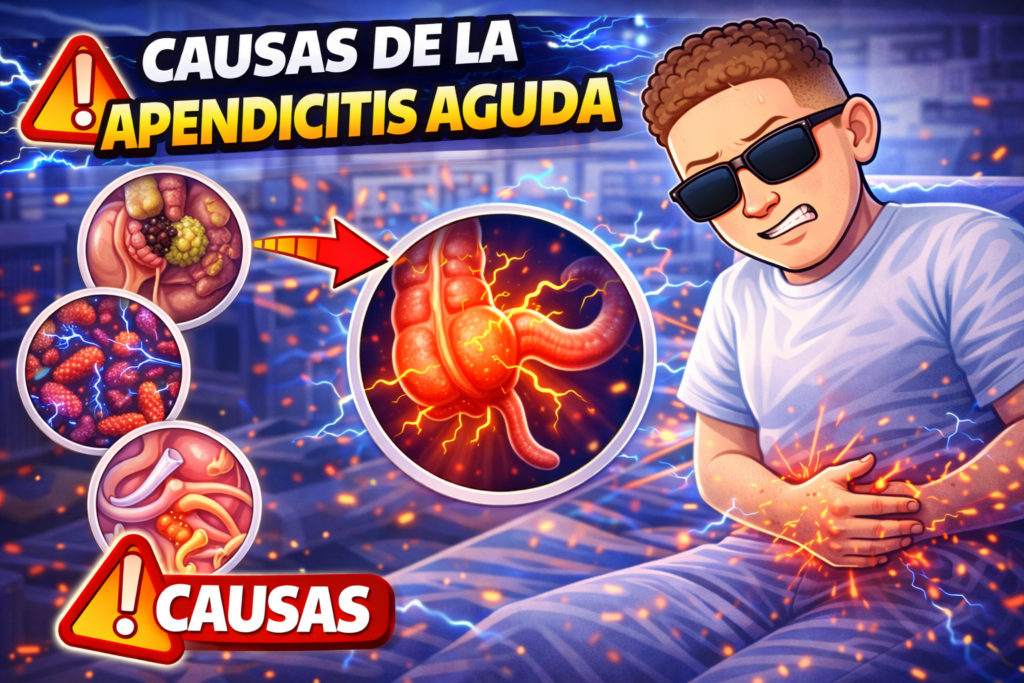 cuáles son las causas de la apendicitis aguda