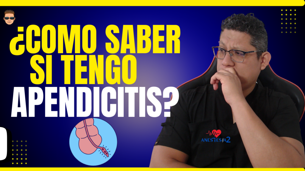 como saber q tengo apendicitis