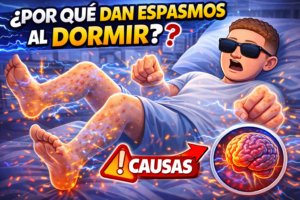 porque a los chicos les dan espasmos al dormir