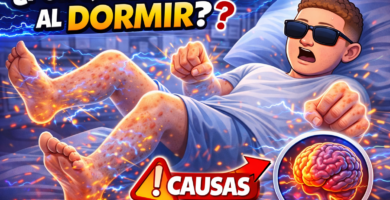 porque a los chicos les dan espasmos al dormir