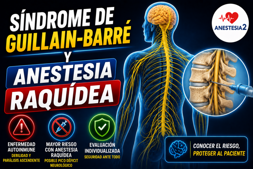 anestesia y sindrome de guillain barre