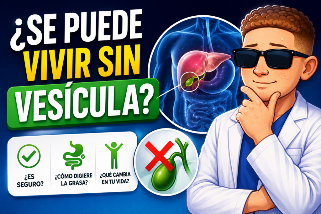 puede una persona vivir sin la vesícula