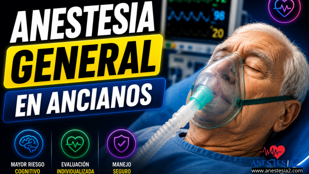 anestesia general en adulto mayor