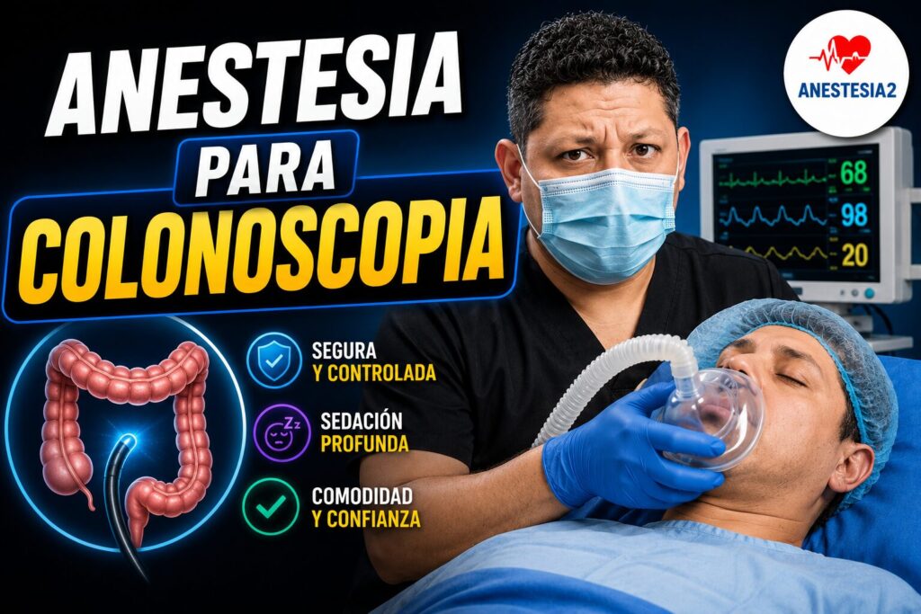 ¿Es necesaria la anestesia para una colonoscopia?