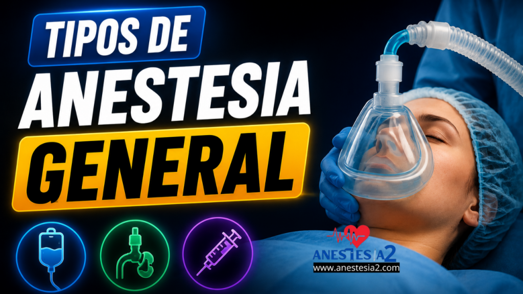 tipos de anestesia general